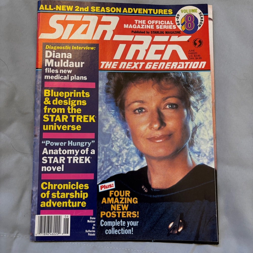 3/$20 Star Trek The Next Generation Magazine